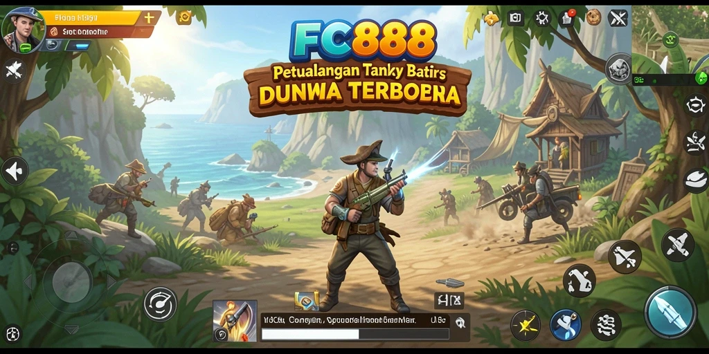 Gameplay mengasyikkan dalam dunia terbuka FC888.