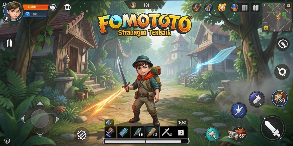 Tampilan gameplay menarik dari FOMOTOTO dalam suasana SLG.