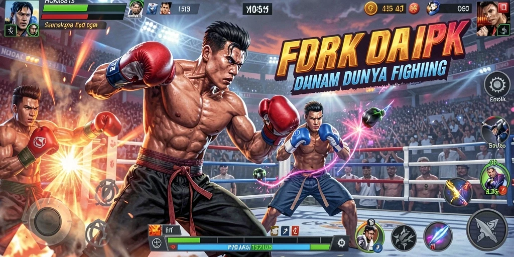 Gameplay bertarung intens di HOKI8815 dengan karakter unik.