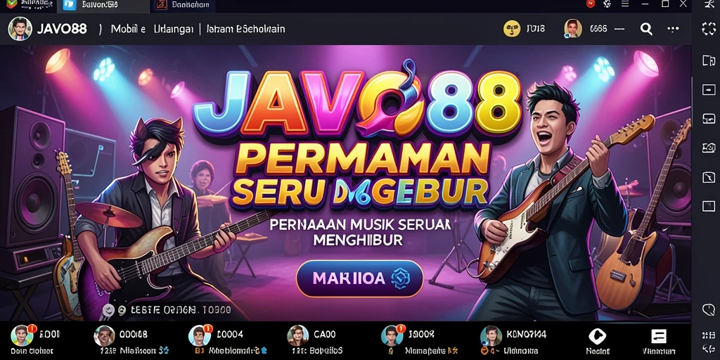 Tampilan gameplay seru dari JAVO88 yang penuh warna dan interaktif.