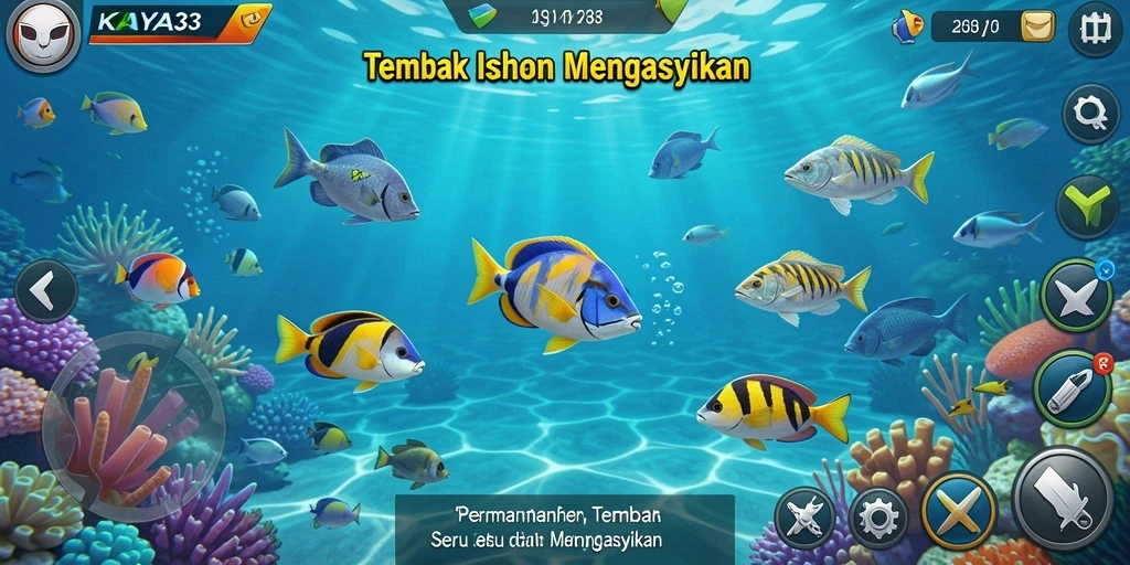 Tangkapan ikan yang menegangkan dalam KAYA33, penuh warna dan aksi.