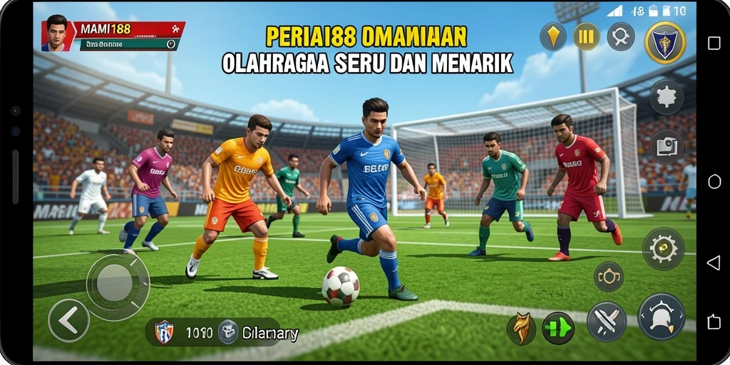 Tampilan gameplay MAMI188 dengan intensitas olahraga yang mendebarkan.