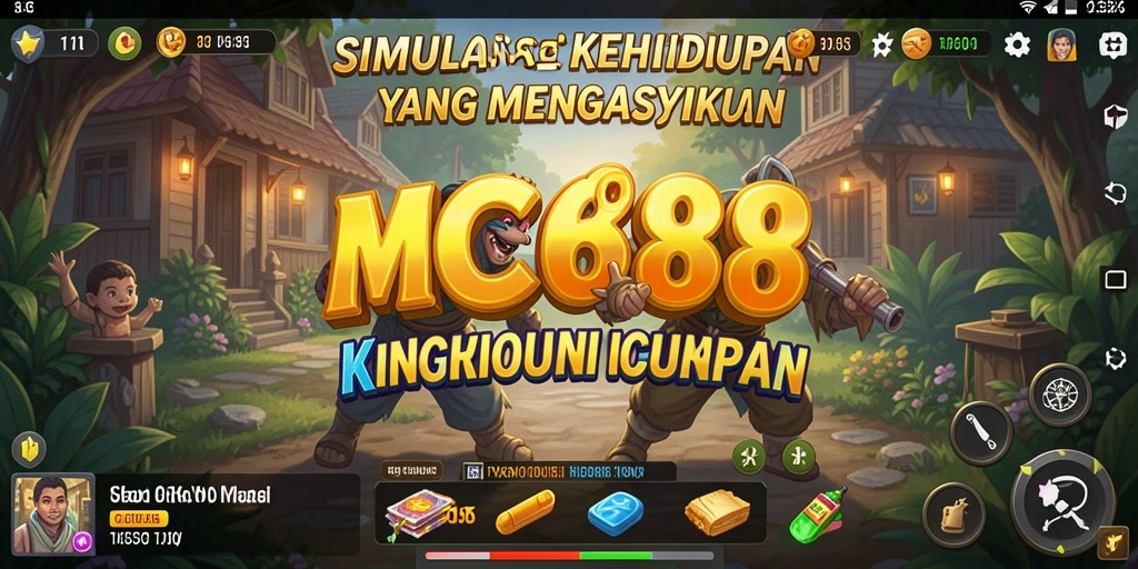 Tampilan gameplay menarik dari MC888 sebagai game simulasi.