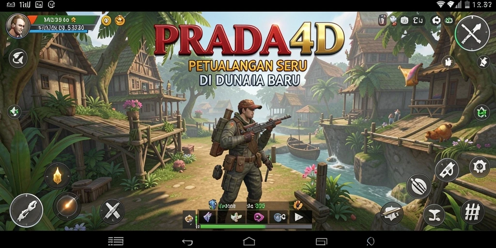 Tangkapan layar dari gameplay <strong>PRADA4D</strong> yang menarik dan penuh aksi.